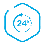 24-Hour Service Icon
